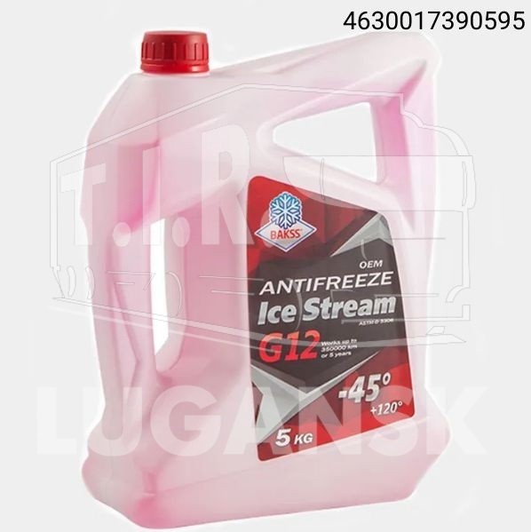Антифриз ICE STREAM G12 красный 5кг