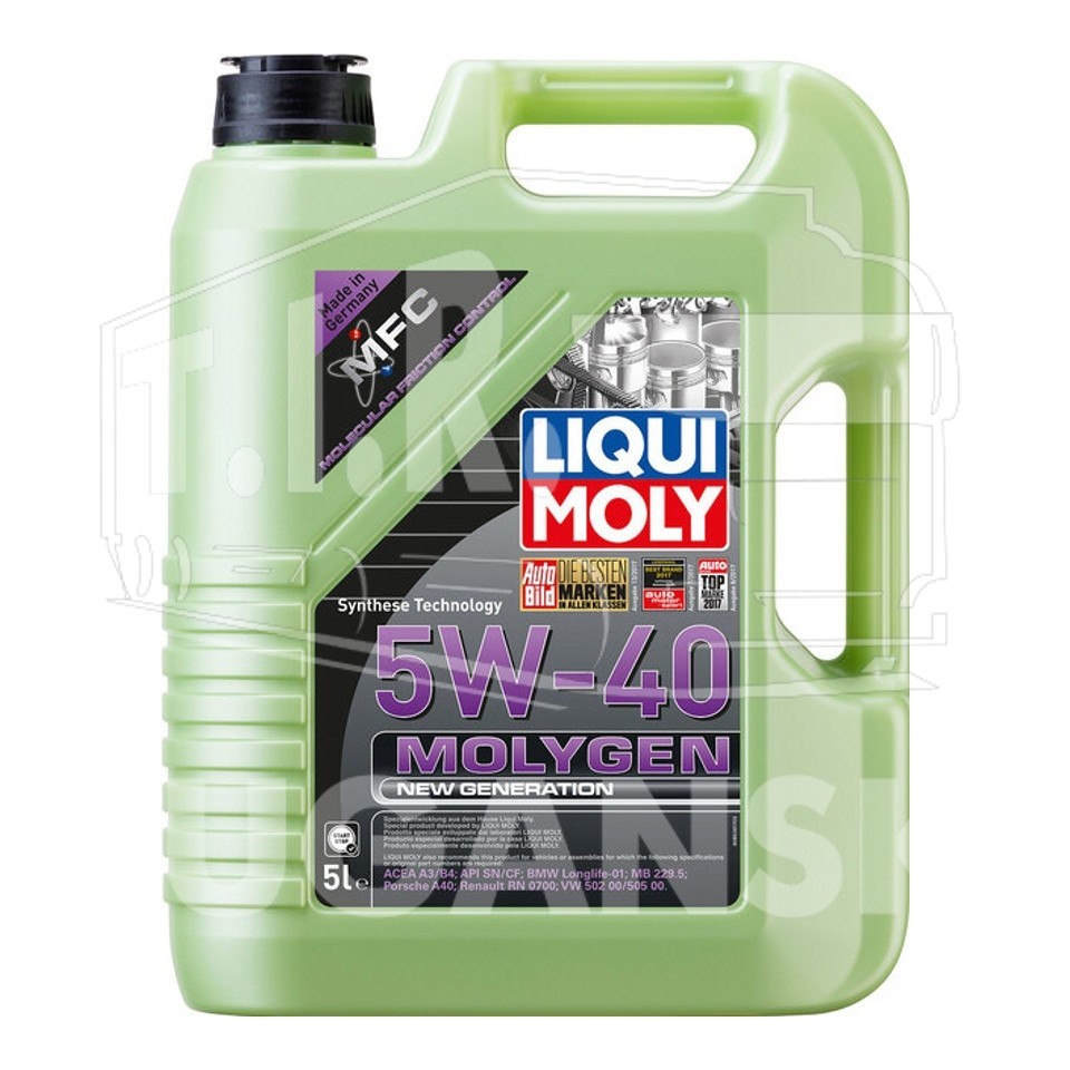 Масло LIQUI MOLY Molygen New Generation 5W-40 - 5 л.