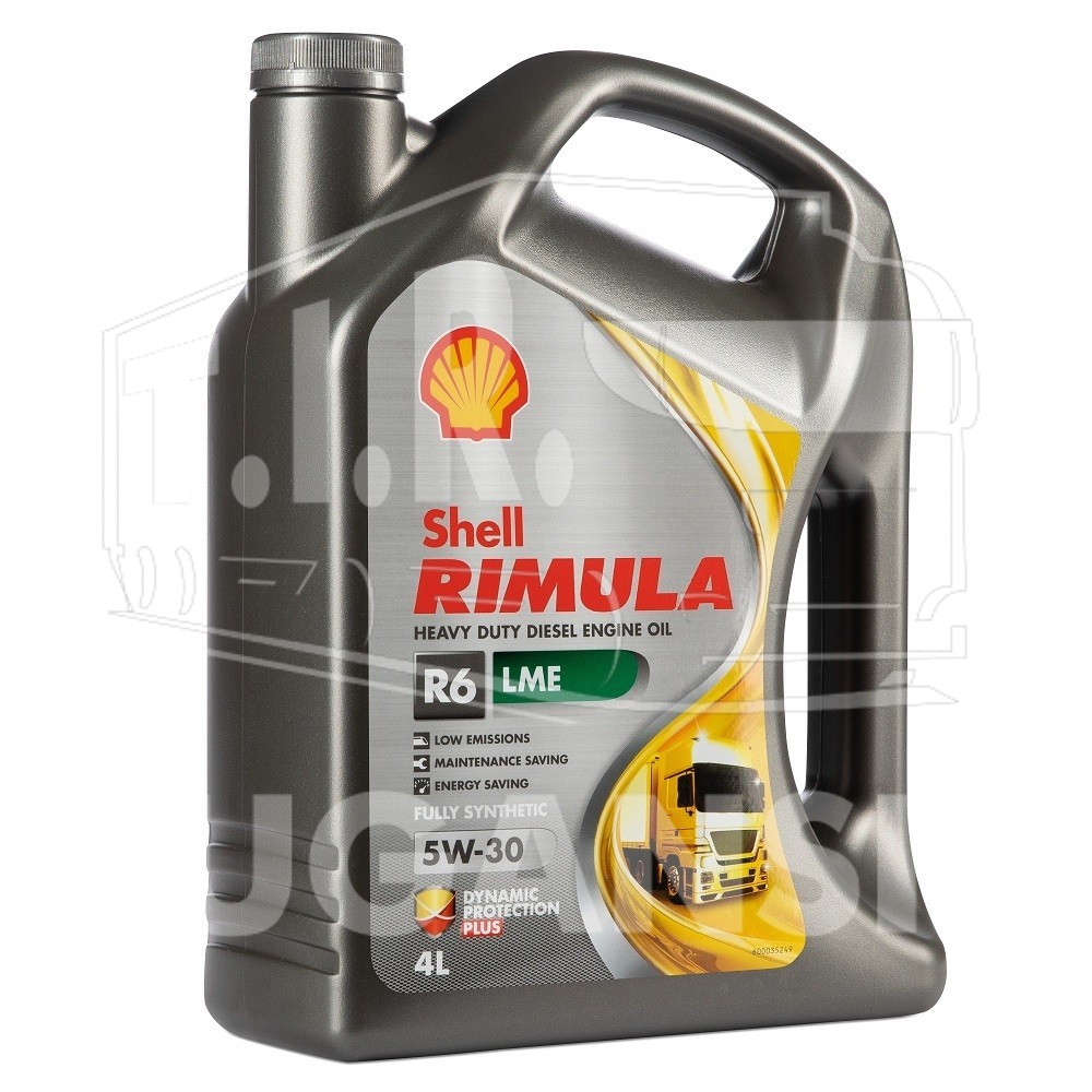 Масло SHELL Rimula R6LME 5W-30 4л