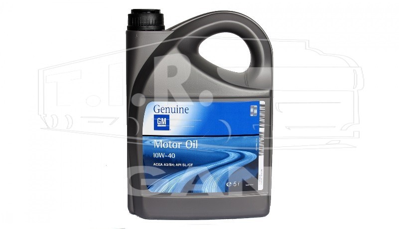 Масло GENERAL MOTORS 10w40 5л