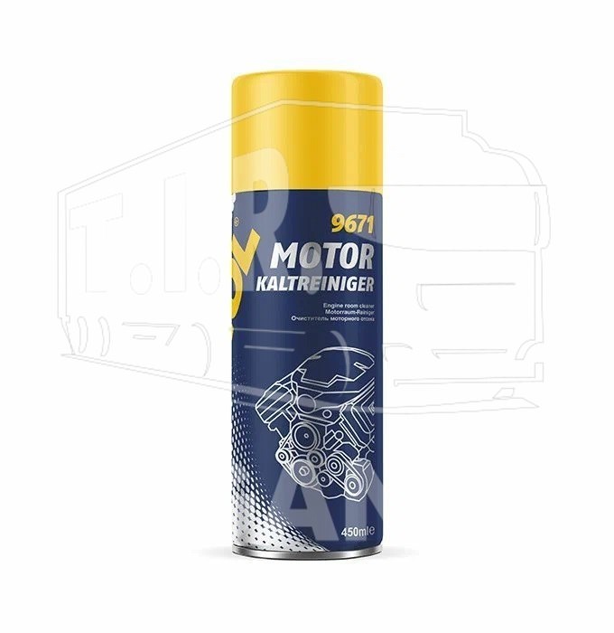 Очиститель двигателя (аэрозоль) 9671 MOTOR KALTREINIGER 0.450л