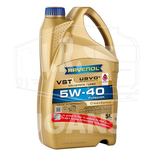 Масло RAVENOL VollSynth Turbo VST 5W-40 5L