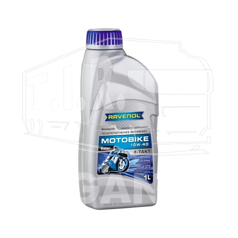 Масло RAVENOL Motobike 4-T Ester SAE 10W-40 1 л.