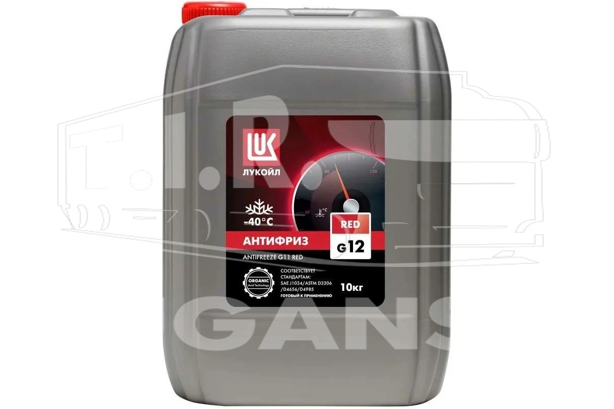 Антифриз LUKOIL G12 красный 10кг