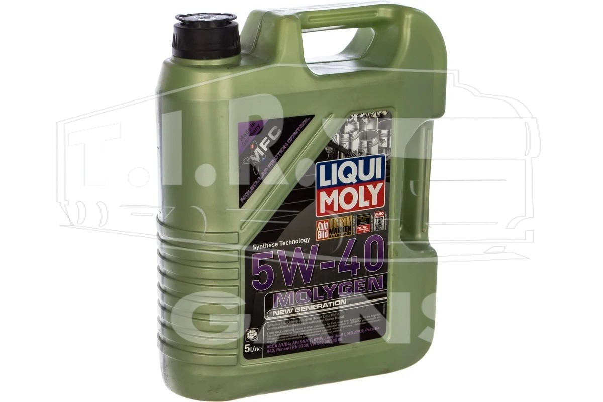 Масло LIQUI MOLY Molygen New Generation 5W-40 5л