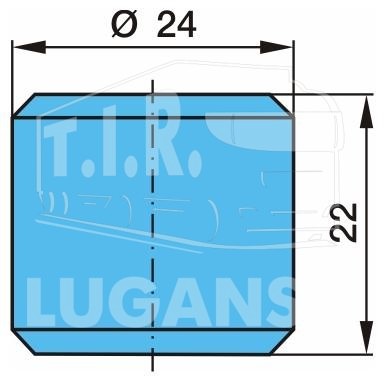 Штифт центровочный D24х23