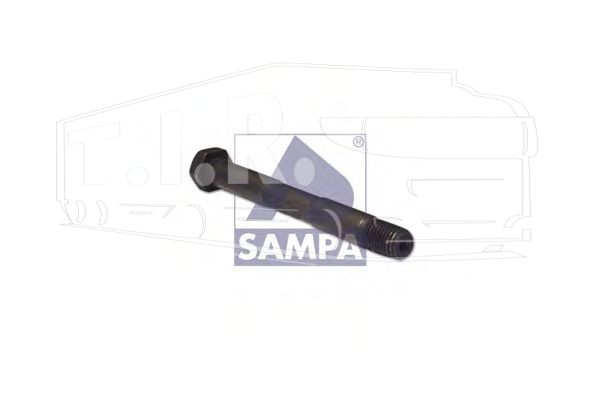 Палец рессоры зад М24*230мм