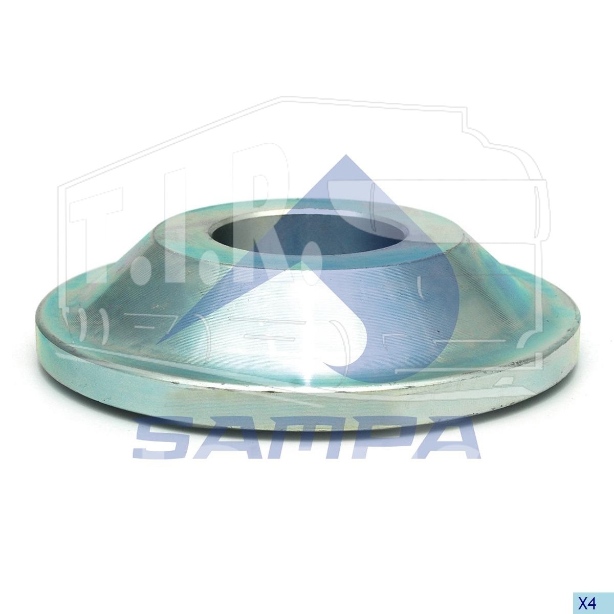 Шайба рессоры конусная