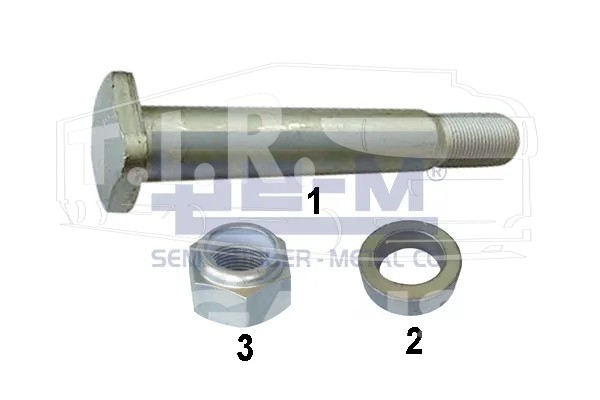 Палец полурессоры М27/D30*186 + гайка