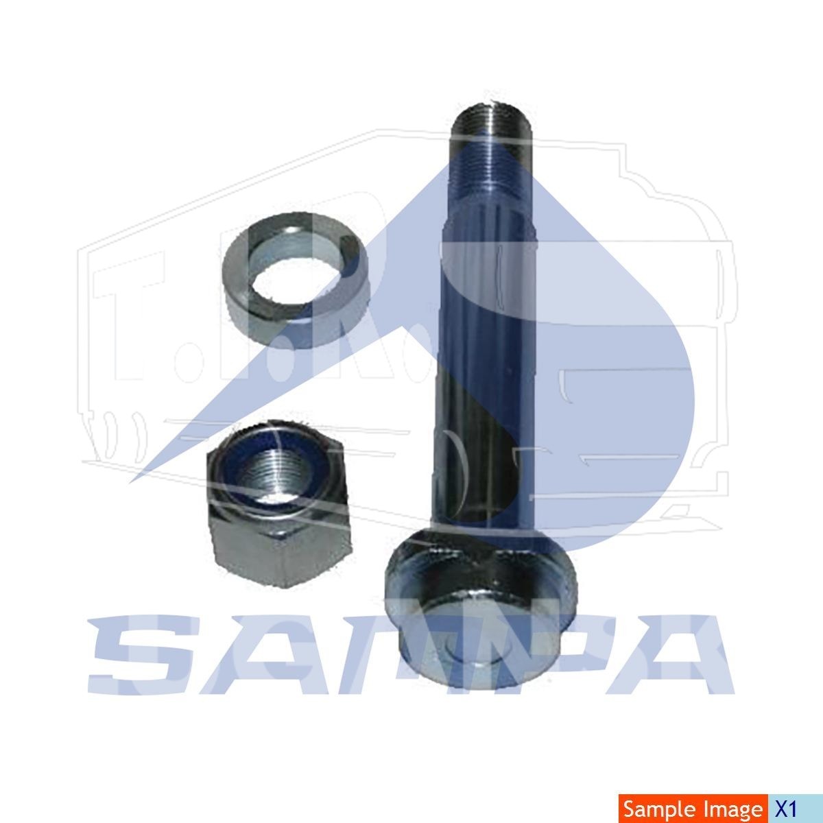 Палец полурессоры М27/D30*175 + гайка