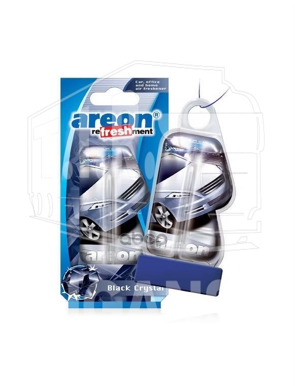 Ароматизатор AREON REFRESHMENT гелевый 8.5мл Черный кристал