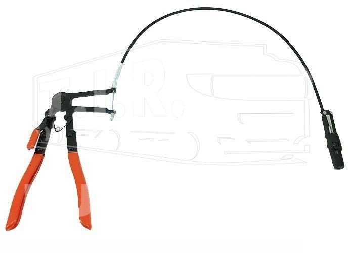 Клещи для самозажимных хомутов с гибким захватом