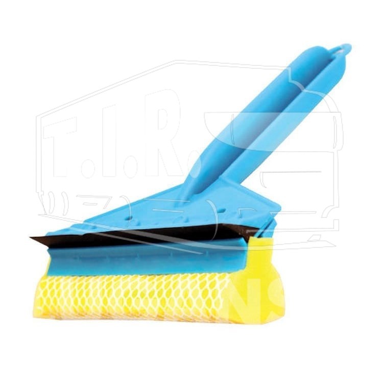 Щетка для мытья ПОРОЛОНОМ И СГОНОМ 20 см