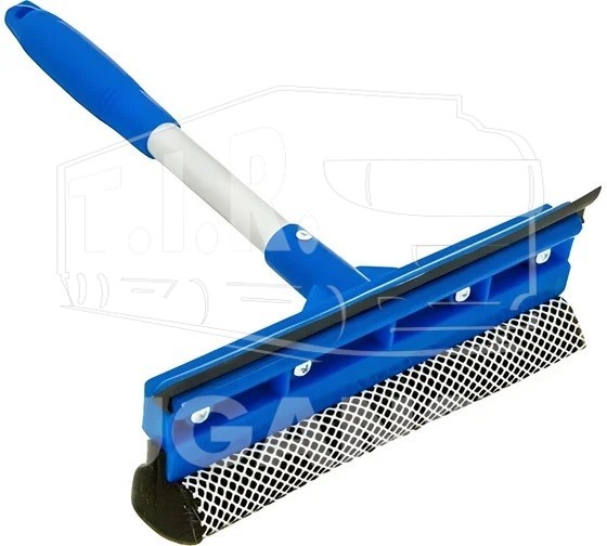 Щетка для мытья с губкой и сгоном для воды 26см