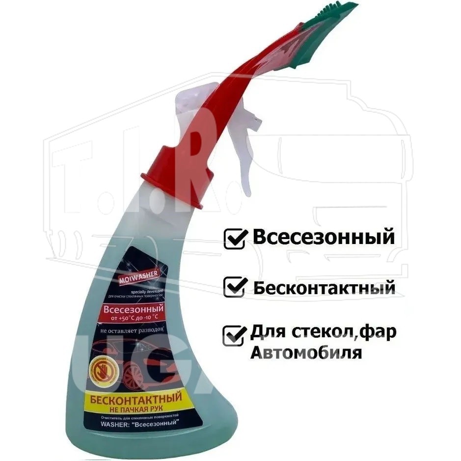 Очиститель стекол с водосгоном Всесезонный 350мл