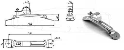 Кронштейн крепления крыла