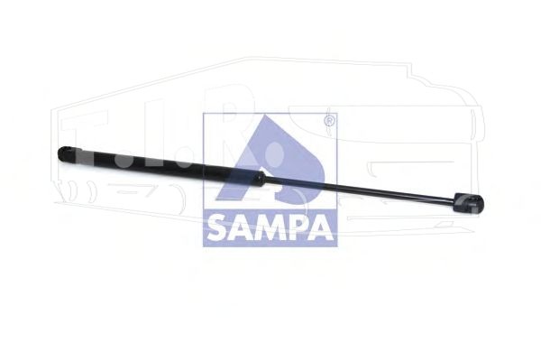 Амортизатор решетки 277-485mm/250N