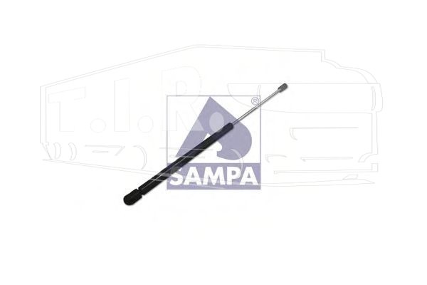 Амортизатор решетки 530мм/150N