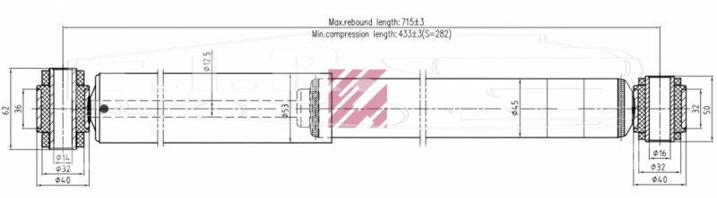 Амортизатор задний