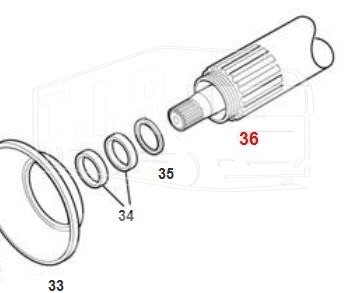 DRIVE SHAFT DIF.LOCK SIDE