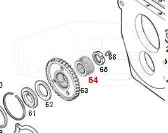 Шестерня солнечная 24 T.
