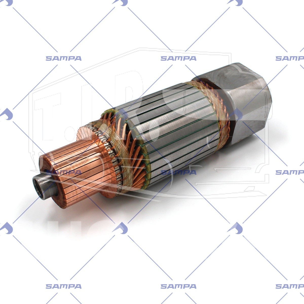 Якорь стартера 256 мм