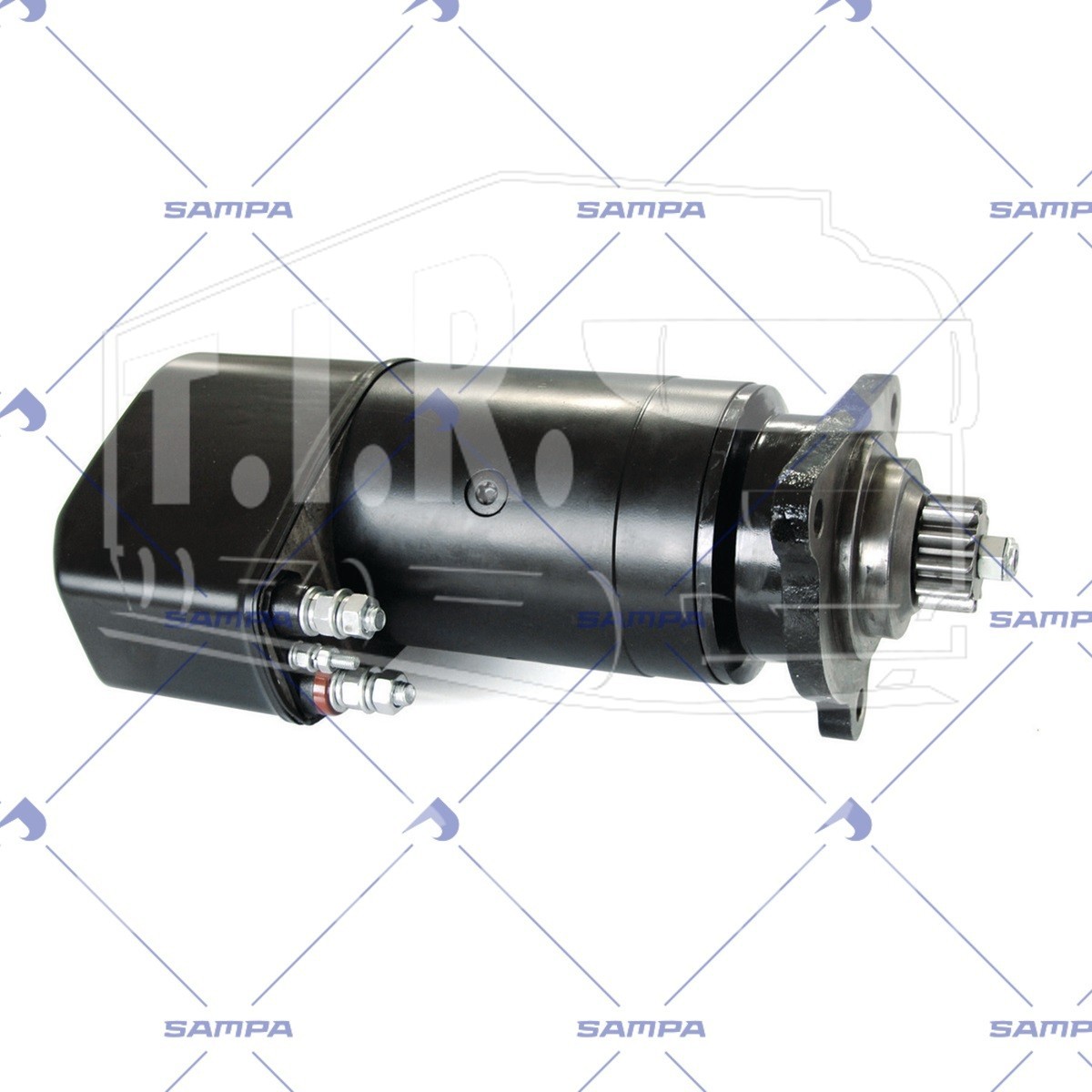 Стартер 24v 6.6kw 12T