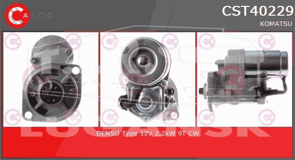 Стартер 12V 2.2 KW