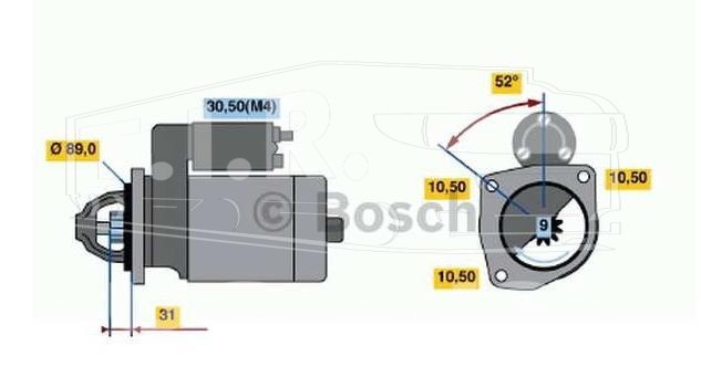 Стартер 24v 4.8kw