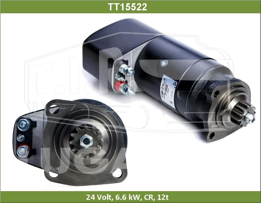 Стартер 24v 6.6kw 12T