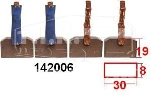 Щетки стартера 30*8