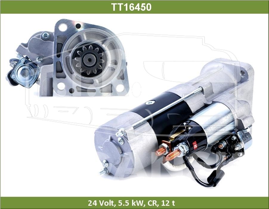 Стартер 24v 5.5kw 12T (редуктор)