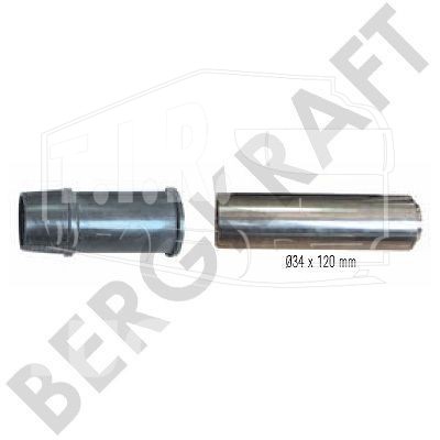 Ремкомплект суппорта направляющая D=34/L=120mm +втулка пластик KNORR-BREMSE SB7521/7581/7661/7580
