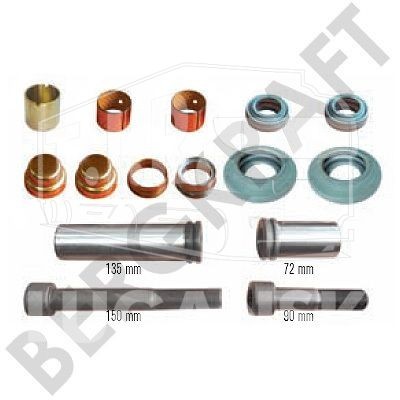Ремкомплект суппорта полный (направляющие+втулки+уплотн.+болты) MERITOR LRG5../LRG6../LRG7..SERIES