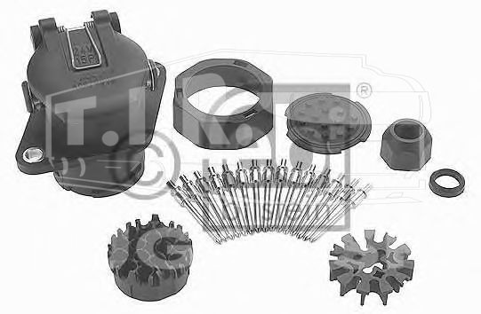 Розетка 15 полюсов