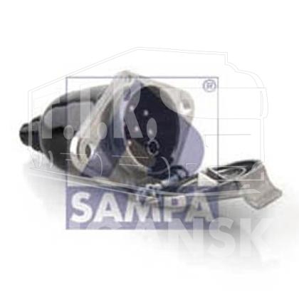 Розетка электрическая тип S (алюминий)