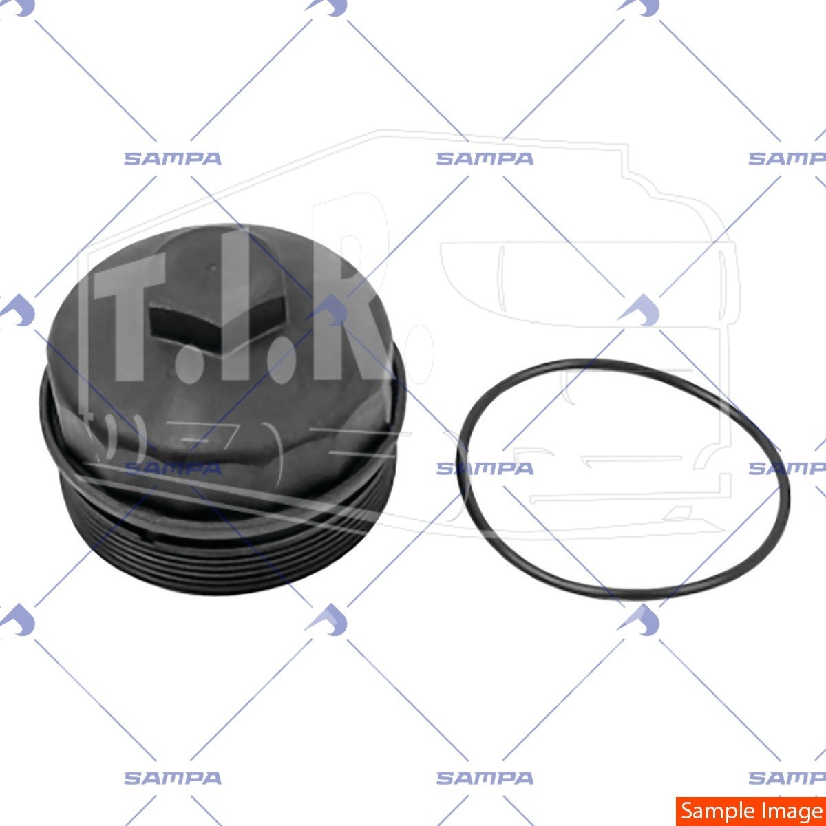 Крышка масляного фильтра с уплотнительным кольцом