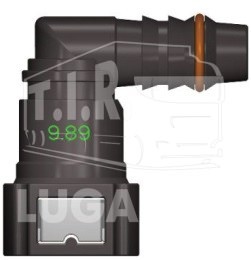 Штуцер топл. трубки 90* (трубка 12)