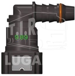 Штуцер топл. трубки 90* (трубка 10)