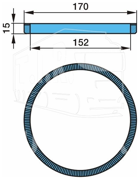 Кольцо ABS D152