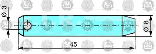 Стопор гайки /палец