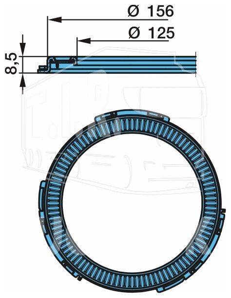 Кольцо ABS D156