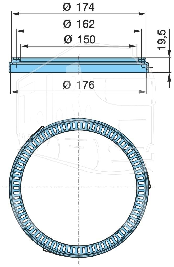 Кольцо ABS D150