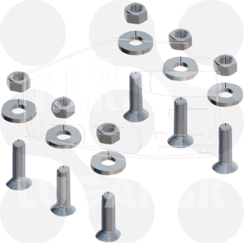 Болт крепления седла М16*1.5*55 (10.9) (потай головка) к-т
