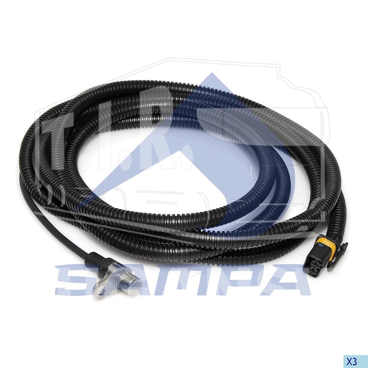 Датчик ABS L=2595 задний правый