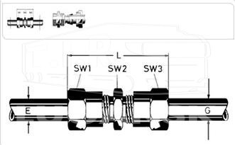 Соединитель 12*12мм метал