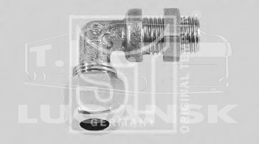 Соединитель уголок М22*1,5/D10мм метал