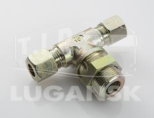 Соединитель тройник 10*10*М22*1,5мм метал