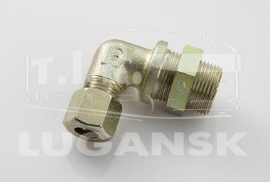 Соединитель уголок М16*1,5/D8 металл