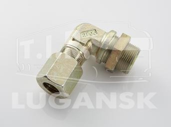 Соединитель уголок М22*1,5/D15мм метал